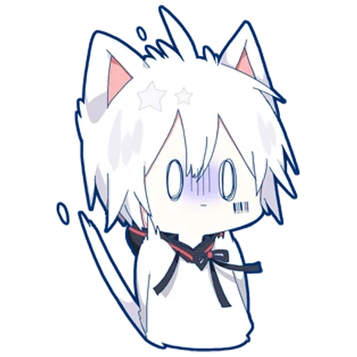 red cliff, mafumafu neko, mafu mafu chibi, anime kawai neko