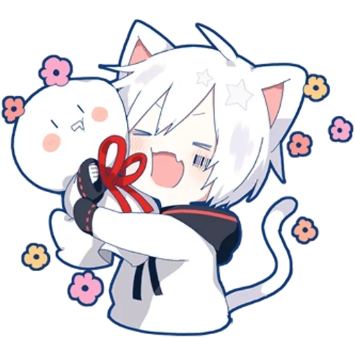 mafumafu, mafumafu, mafumafu neko, chibi mafumafu, mafumafo chibi