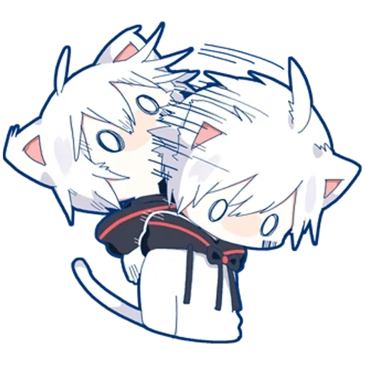 mafumafu, mafumafu neko, tidak ada mafumafu, chibi mafumafu, mafumafo chibi