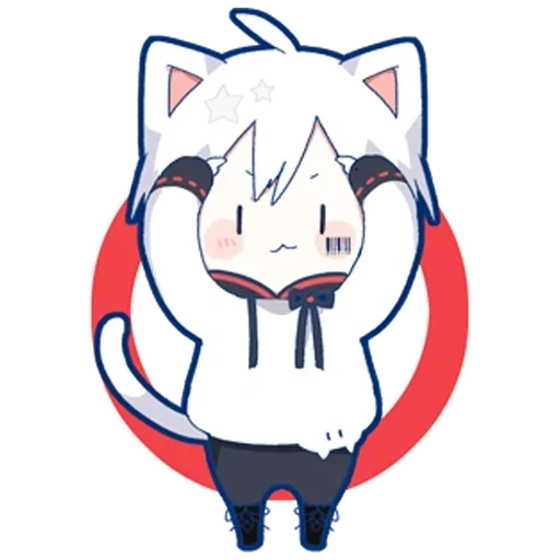 mafumafu, mafumafu, mafumafu neko, tidak ada mafumafu, chibi mafumafu