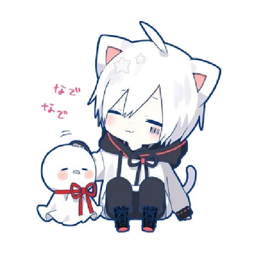 mafumafu, mafu mafu, mafumafu neko, mafu mafu chibi, mafu mafu chibi