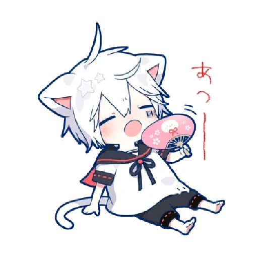 mafumafu, nessun chibi, mafumafu neko, mafumafu chibi, nessun mafumafu