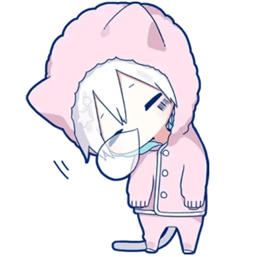 picture, mafumafu, mafumafu neko, mafumafo chibi