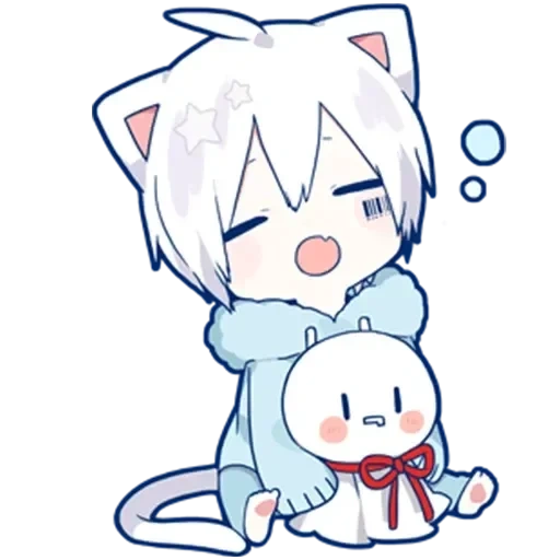 mafumafu neko, mafumafu chibi, mafumafo chibi, desenhos fofos de chibi