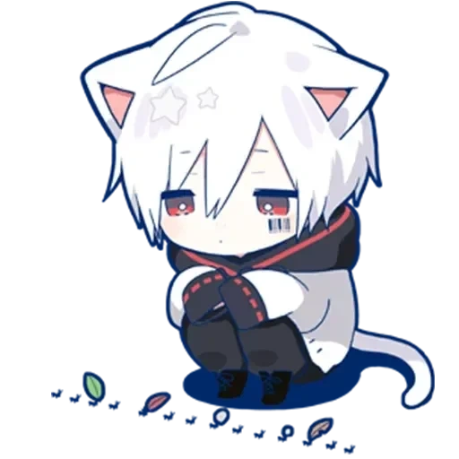 mafumafu, mafumafu neko, mafumafu chibi, mafumafo chibi