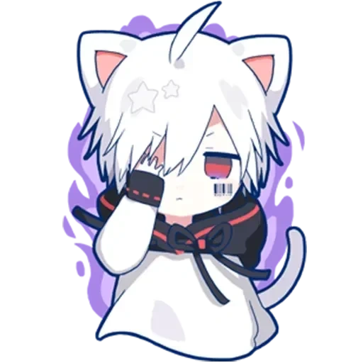 mafumafu neko, mafumafu chibi, mafumafo chibi, anime is not like