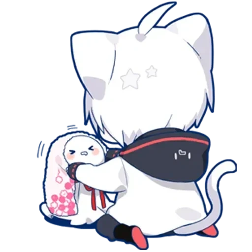 maumafu, ma fu ma fu, maufafu neko, ma fu ma fu chibi, animación kawai neko