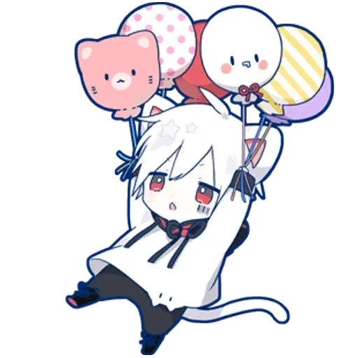 mafumafu, mafumafu, mafumafu neko, mafumafu chibi