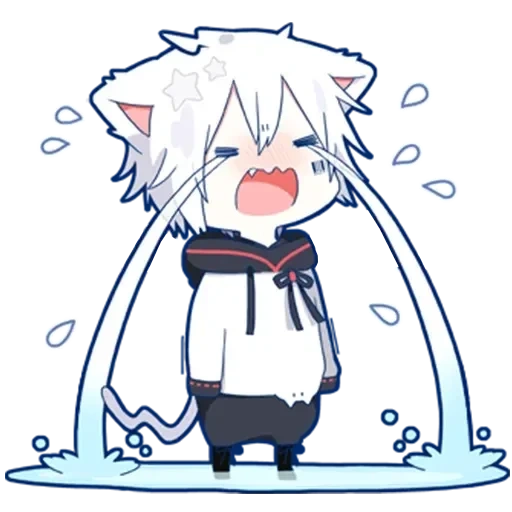 noko akabi, anime neko, mafumafu neko, mafu mafu chibi, mafu mafu chibi