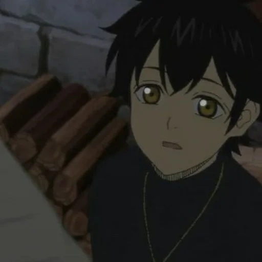 trevo preto, personagem de anime, três folhas pretas yuno, trevo preto de anime ueno, unocal preto pequeno trevo