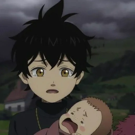 trèfle noir, trèfle noir, yuno trèfle noir, trèfle noir mimosa, épisode black clover 2