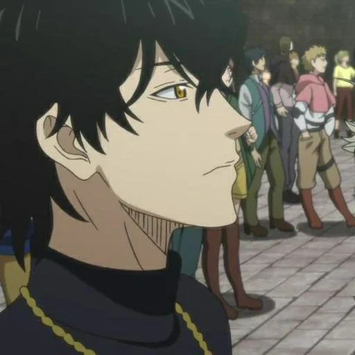 trébol negro, trébol negro, yuno black clover, anime joven trébol negro, anilibrios de trébol negro