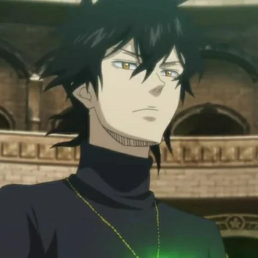 trifoglio nero, trifoglio nero, black clover yuno, clover nero anime, giovane anime black clover