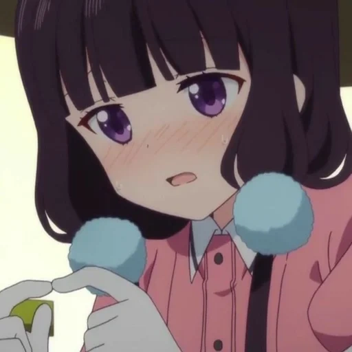 blend s, menina anime, personagem de anime, maldição sádica, maika sakuranomiya