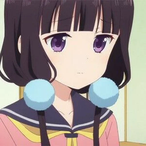 menina anime, maldição sádica, maika sakuranomiya, maldição de abuso de anime, animação real do palácio da cereja