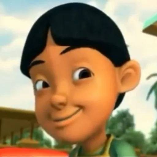 upin, asiatiques, wu ping yipin, upin dan ipin, kak ros masa kecil