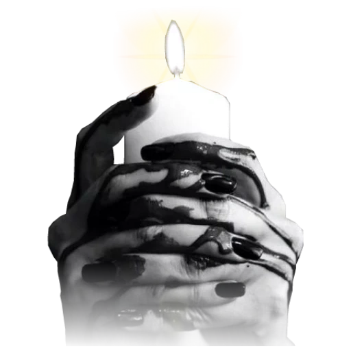 свечи, черный фон, рука свечой, свечка руках, свеча руках черном фоне