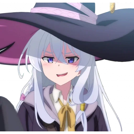 anime witch, personaggi anime, elaine anime witch, majo no tabitabi elaina, wandering witch il viaggio elaina