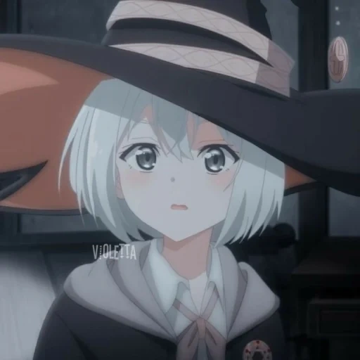 ide anime, anime sederhana, karakter anime, elaine anime witch, sihir dari elena anime witches