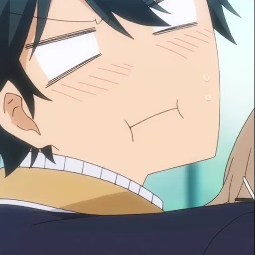 anime moments, beautiful anime, anime characters, very beautiful anime, rin okumura embarrassed