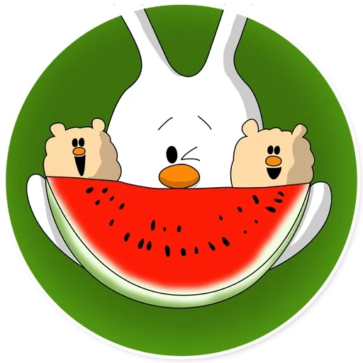 wassermelone, wassermelone, die kunst der wassermelone, das muster der wassermelone, aufkleber mit wassermelone