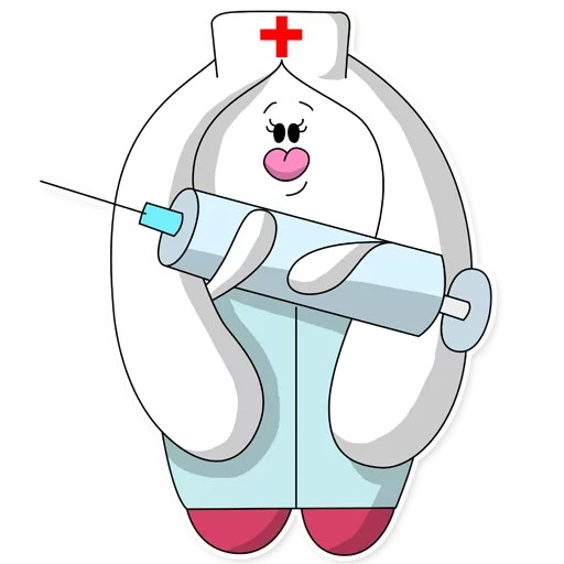 doraemon, cold affairs, lovely nurses, rabbit a nurse, a nurse with a syringe