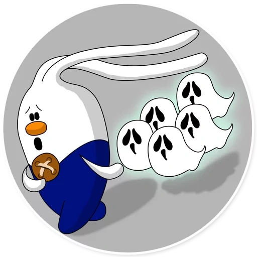 macaronis, ghost, fantôme d'halloween, halloween ghost