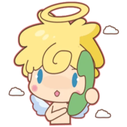 chica, chibi de dio, precioso anime, dibujos de anime, el ángel es dibujos animados