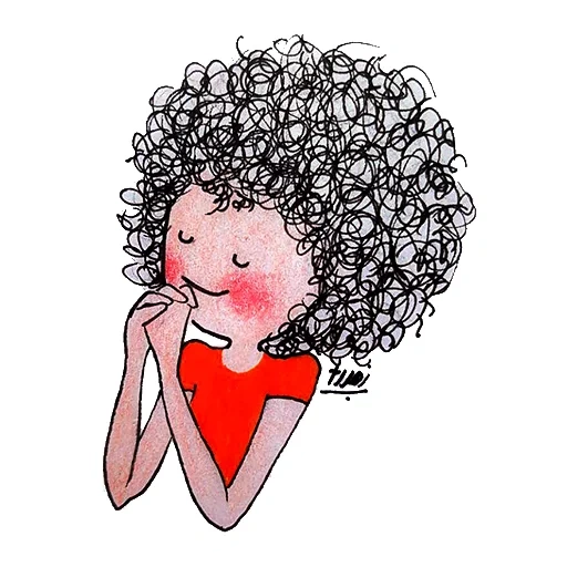 filles, cheveux bouclés, fille aux cheveux bouclés