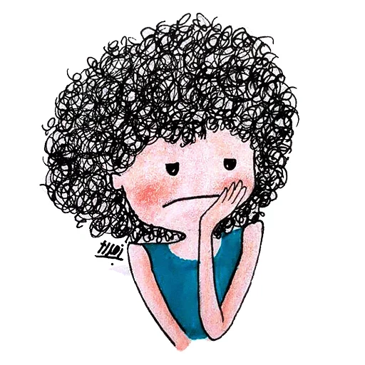 children, curly hair, curly hair, girl with curly hair, girl pattern with curly hair