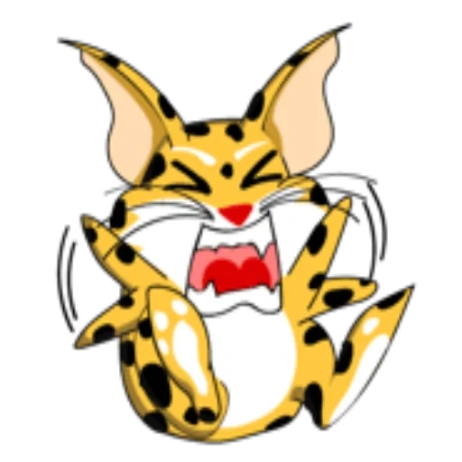 animation, little tiger, meow meow pok é mon sydney, cartoon evil tiger
