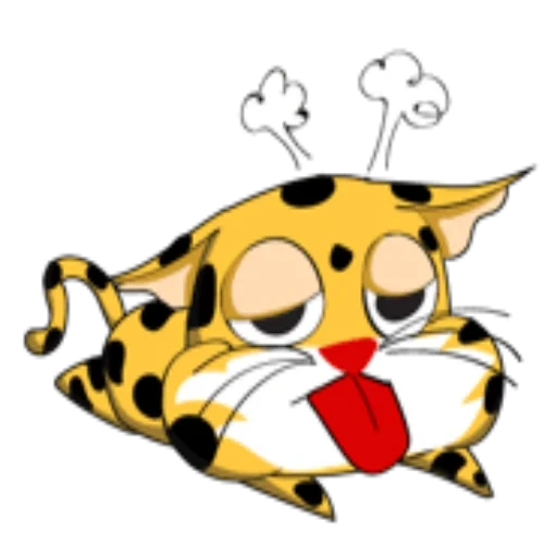 gatto, tigerok pokemon, cartone animato leopardo, animazione marsupila, marsupilami marsupilami