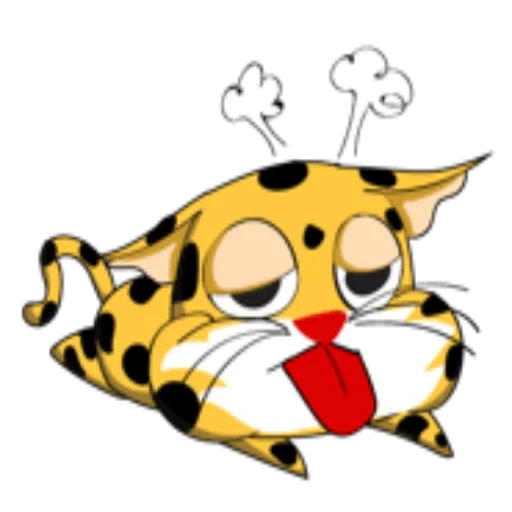 gato, monstro do bolso do tigre, cartoon leopardo, animação de masu pilim, marsupilami marsupilami