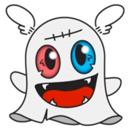 anime, immagine, ghost felice, disegni di schizzi, per schizzare carino