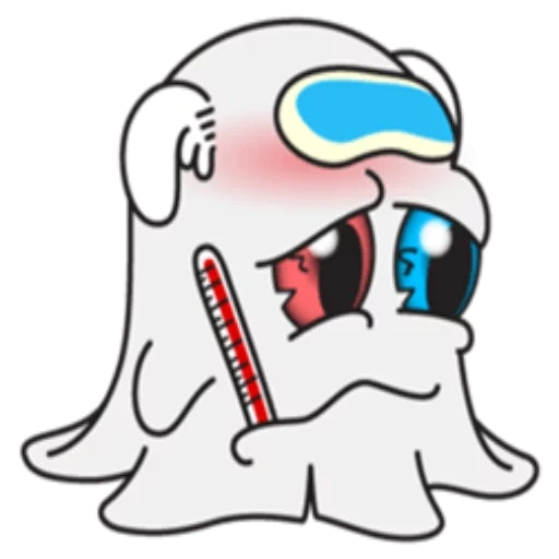 anime, hermoso, fantasma llorando, smiley ghost shock