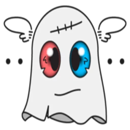 lovely ghost, cartoon ghost, conversion chart, ghost pattern, a gay ghost