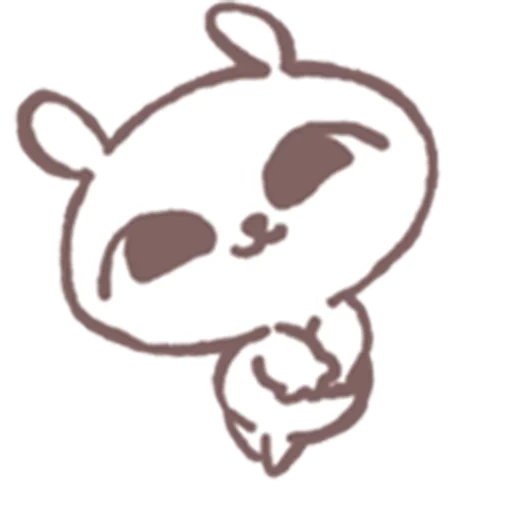 panda dolce, adesivo panda, cuccioli di marshmallow, marshmallow e cucciolo