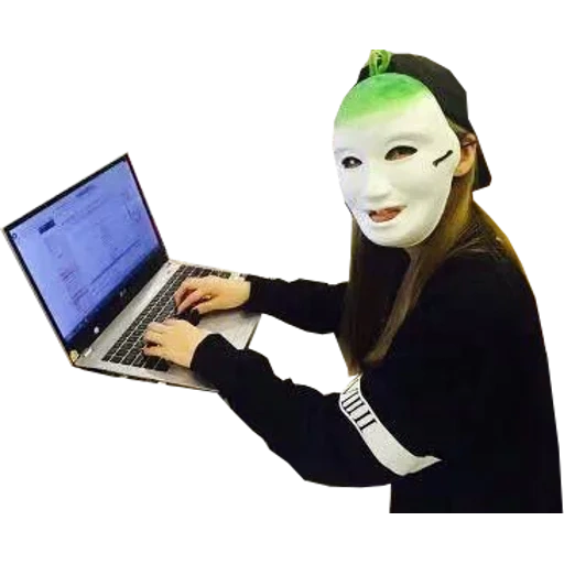 хакер, экран, хакер мошенник, человек женщина, анонимность интернете