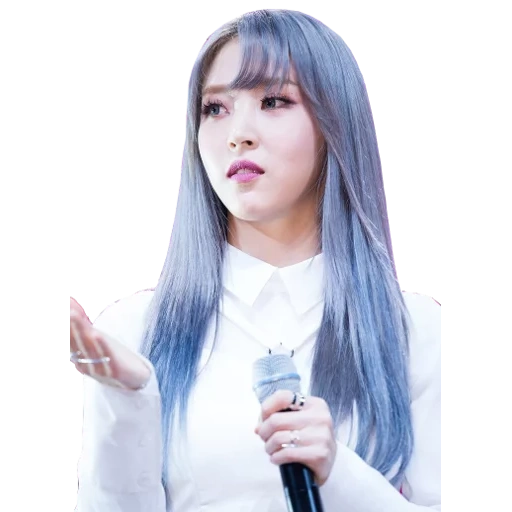 азиат, gfriend ынха, азиатские девушки, dreamcatcher yoohyeon, мунбёль mamamoo синие волосы