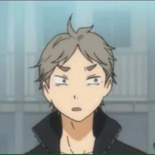 sugawara, sugawara volleyball, sugawara cauchy volleyball, sugawara anime volleyball, anime de volleyball sugahara meme