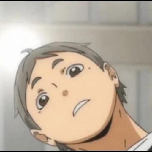 sugawara, animation meme, animation funny, cartoon volleyball, sugawara stops the camera