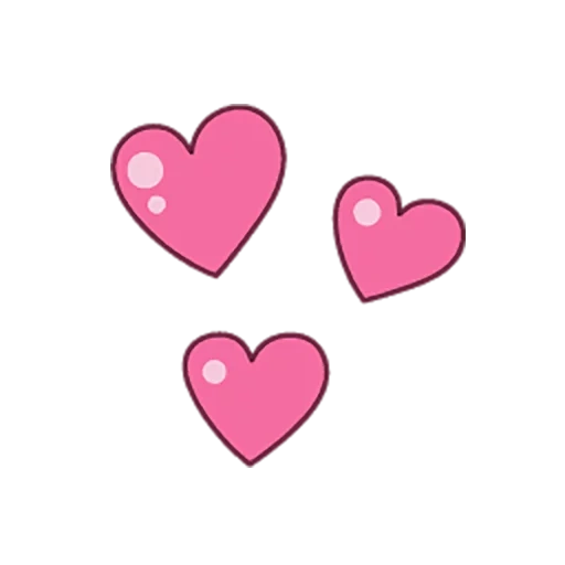 corações, coração rosa, corações rosa, o coração é doce rosa, corações com fundo transparente
