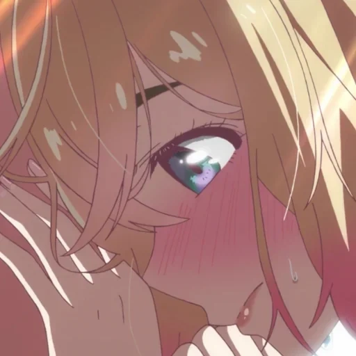 aesthetics, ahegao animation, anime girl, animation aesthetics, kanojo okarishimasu nanami