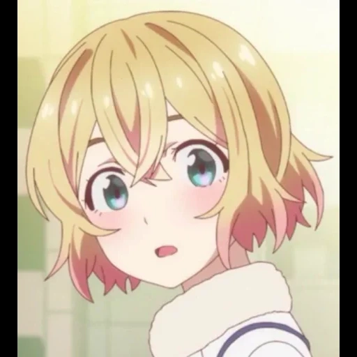 mami nene mei, animação naimei, menina anime, animação mami nanami, kanojo okarishimasu nanami