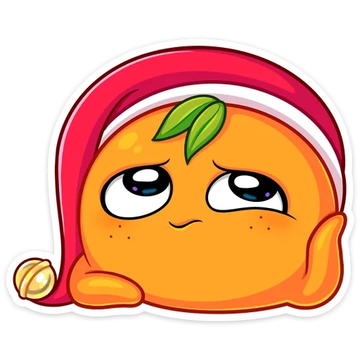 lovely, emoji, smiley, tangerines