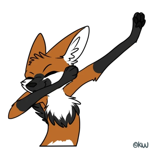 fox, o fox, símbolo de expressão, fryfox