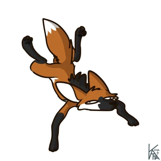 fox, anime, fury fox, fox, motif de renard