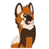 Maned Wolf Stickers