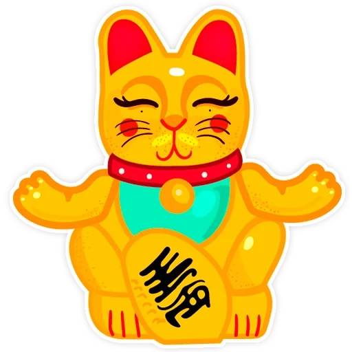 mankineko, chat chinois, cat maneki neko, chat chinois, le chat chinois maneki neko