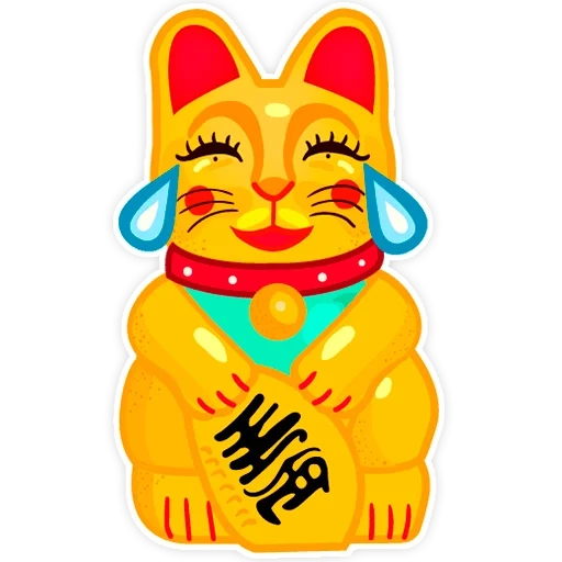 манэки, манэки-нэко, кот китайский, original манэки-нэко, сувенир кот манэки-нэко цвет золото